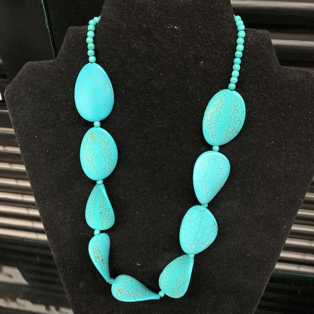 Handmade Turquoise Necklace & Bracelet Set